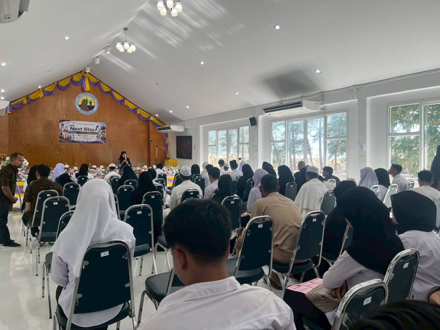 บุคลากร สกร.ระดับอำเภอสายบุรี จัดโครงการ "Next Stop สกร. ระดับอำเภอสายบุรี ก้าวต่อไปสู่การเรียนต่อและประกอบอาชีพ" 🚀