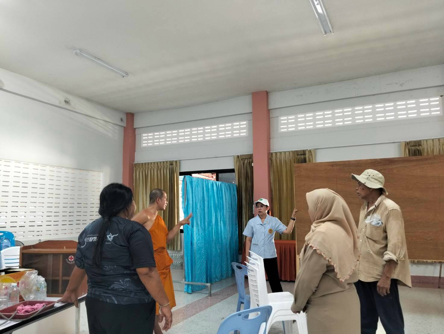 🤍🤍ศกร.ระดับตำบลควน ลงพื้นที่จัดเตรียมสถานที่ เพื่อรับการประเมินการประกวดวัดประชารัฐ🤍🤍
